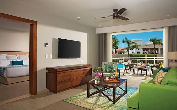Dreams Dominicus La Romana - Preferred Club Family Suite Tropical View Living Room